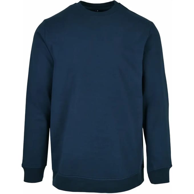 Basic Crewneck Sweater met ronde hals Navy - M