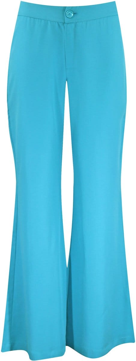 Verysimple - turquoise flared pantalon - maat 34 (IT40)