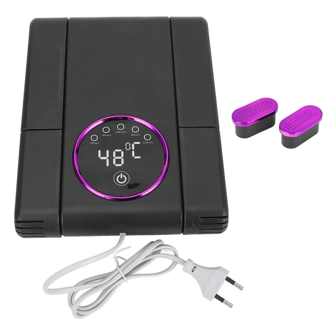 Schoendroger Intrekbare Schoenenwarmer Draagbaar Opvouwbaar Timer Sneldrogend Constante Temperatuur Schoen black