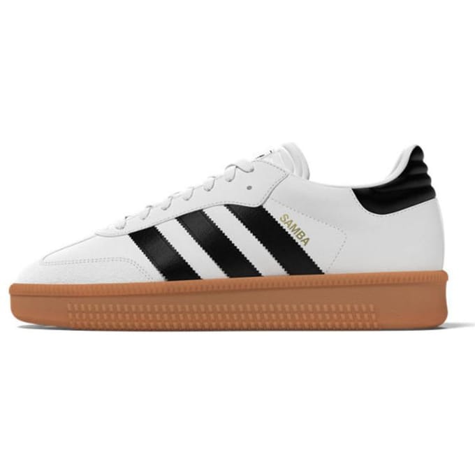 Baskets Adidas Samba Xlg Blanc Noir Gomme IE1377 44⅔