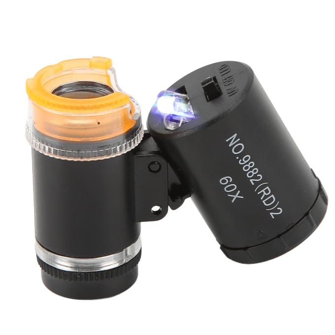 Mini Microscoop Geld Detecteer Functie Draagbaar Duidelijkere Beeldvorming Breed Bestralingsbereik LED