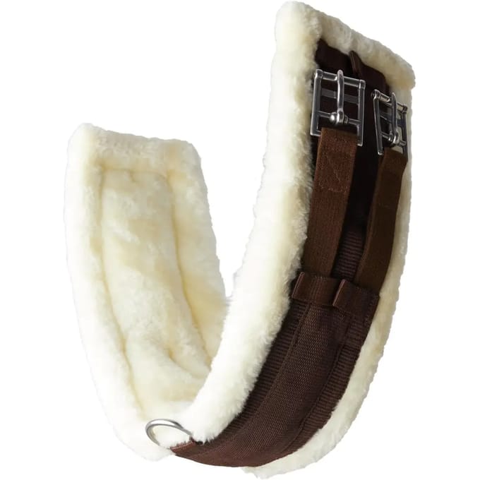 Neopreen dressuursingel met nepbont Horze Tartu