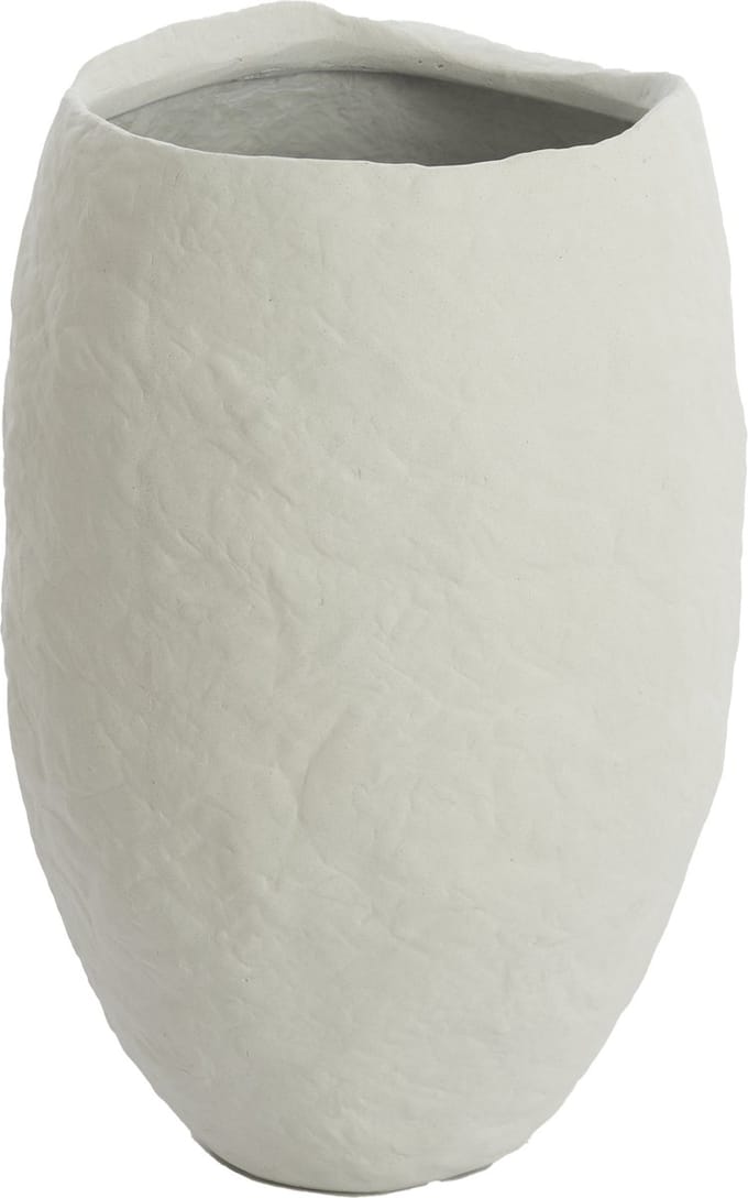Light & Living Vaas Tingri 58cm - Crème