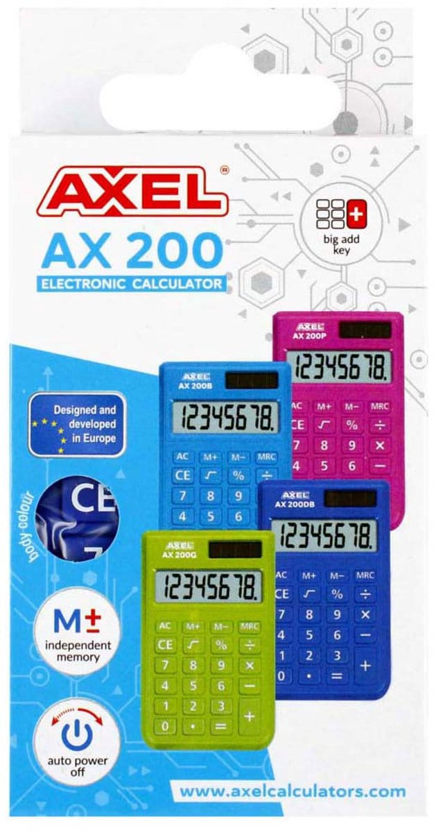 Rekenmachine AX-200DB