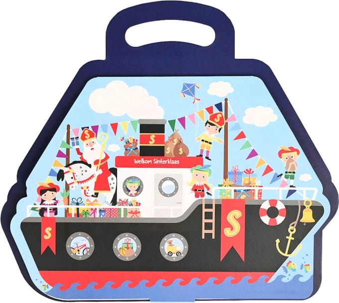 Sinterklaas kleurboek met handvat
