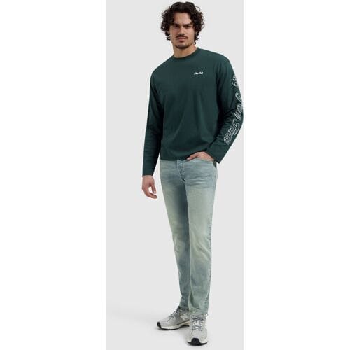 Pure Path Pure Path Jeans The Ryan Slim Fit Denim Blue Green  32
