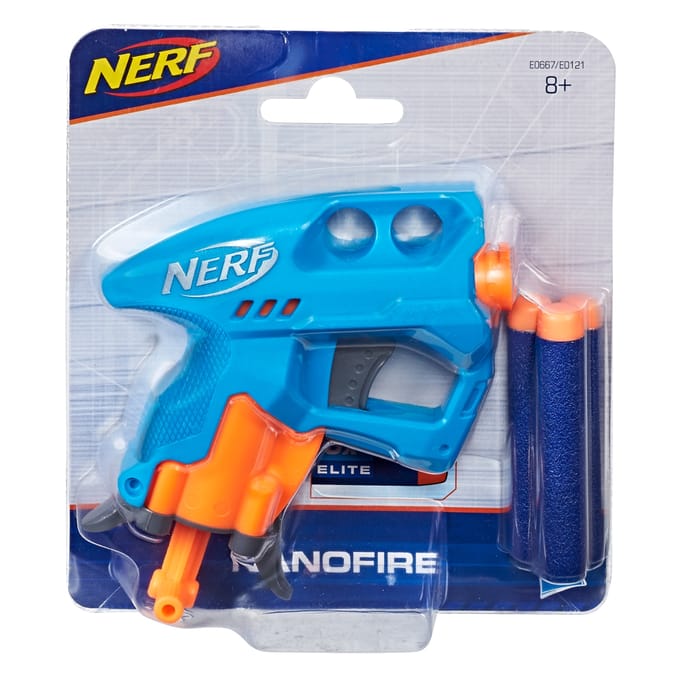 Nerf NanoFire Groen- Mini Nerf - Inclusief 3 pijltjes