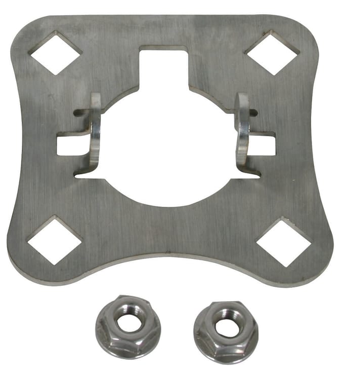 Dehn AP SR D50 4AE HVI V2A aansluitplaat voor steunbuizen - 819288