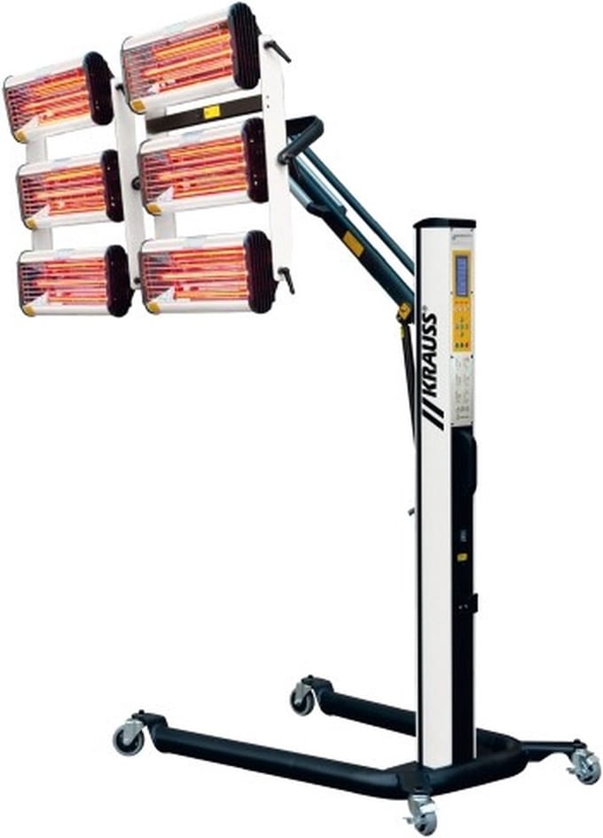KRAUSS 600AX Infrarood Lakdroger met 6 cassettes - 6600 Watt