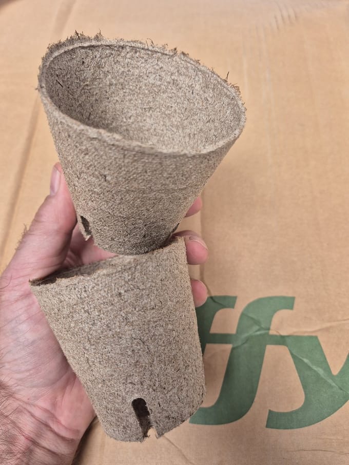 Jiffy potten (rond) - 8 cm (50 stuks)