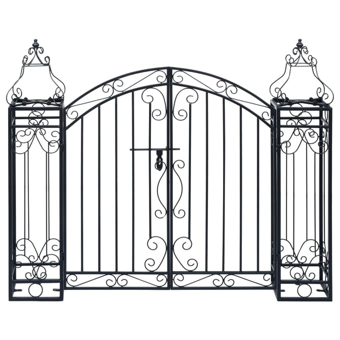 Decoratieve Tuinpoort Smeedijzer 122 * 20,5 * 100 cm