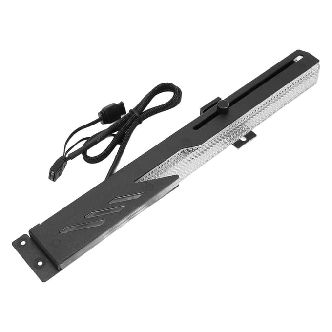 GPU Steunbeugel ARGB 3Pin 4Pin Schuifbaar Verstelbaar Eenvoudige Installatie GPU Houder voor Desktop gray
