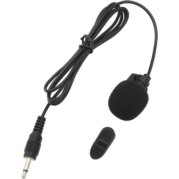 Microphone cravate filaire à pince, réduction du bruit, mini-microphone portable à condensateur omnidirectionnel