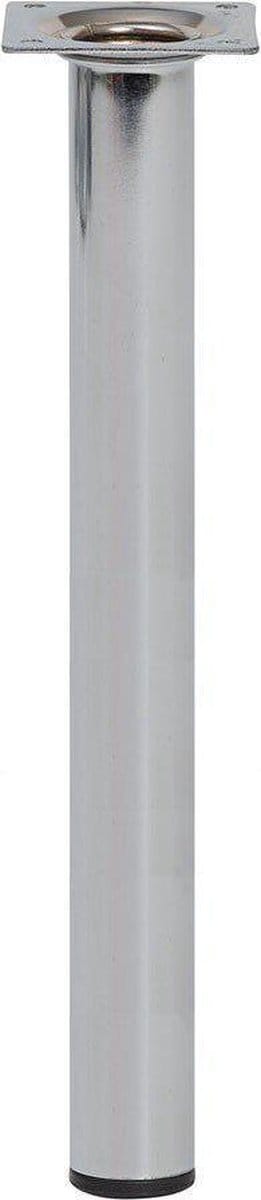 FLE - Stalen meubelpoot chroom rond ø 3 cm en hoogte 40 cm