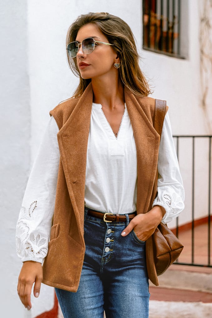 Maple Glow Bruin Vest