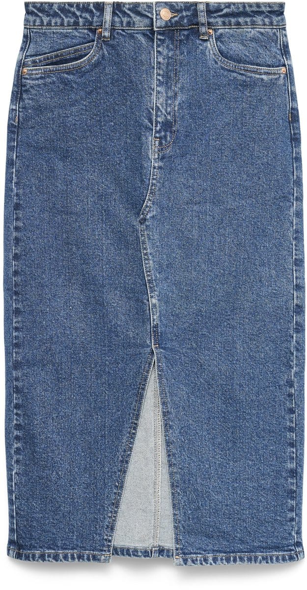 VERO MODA - VMVERI HR CALF DENIM SKIRT GA MIX NOOS - Dames - Rokken