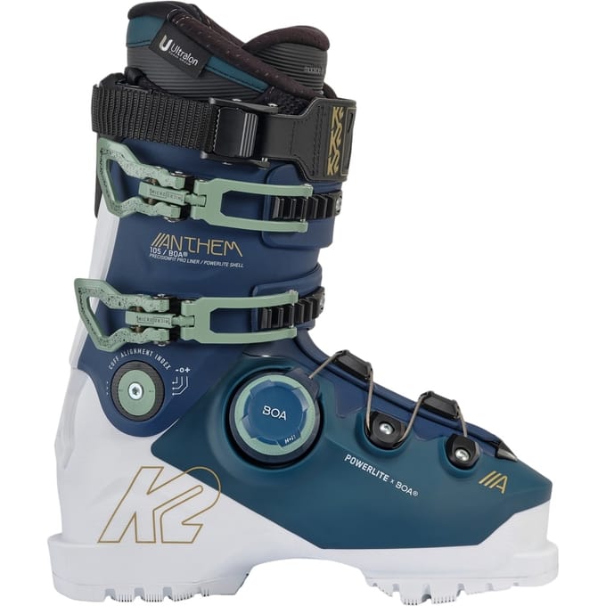 K2 Anthem 105 BOA Skischoen Dames (Maat - 265, Kleur - Blue/White)