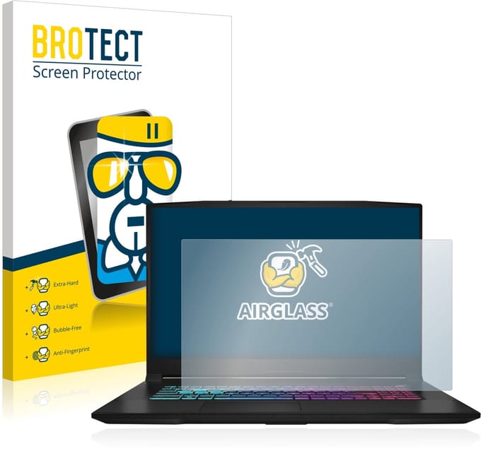 Screenprotector voor MSI Katana 17 B13V Beschermglas transparant