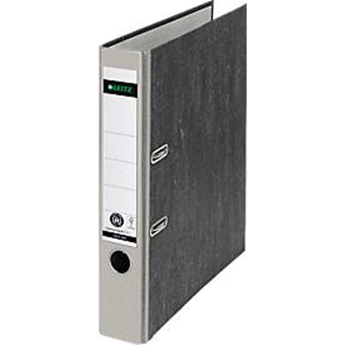 LEITZ® ordner 1050, A4, rugbreedte 52 mm, 20 stuks, grijs
