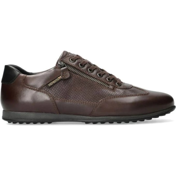 Mephisto Leon - heren sneaker - Bruin - maat 40.5 (EU) 7 (UK)