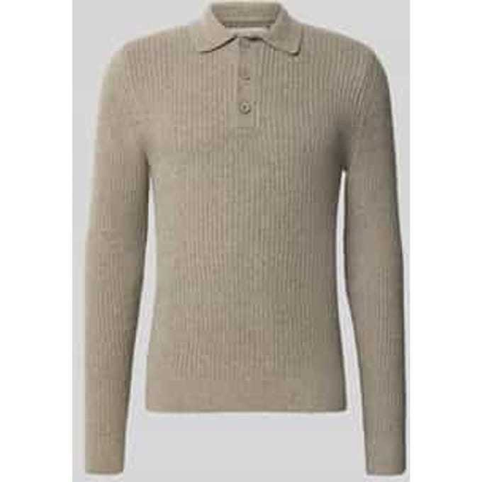 Gebreide pullover met polokraag, model 'Lilith'