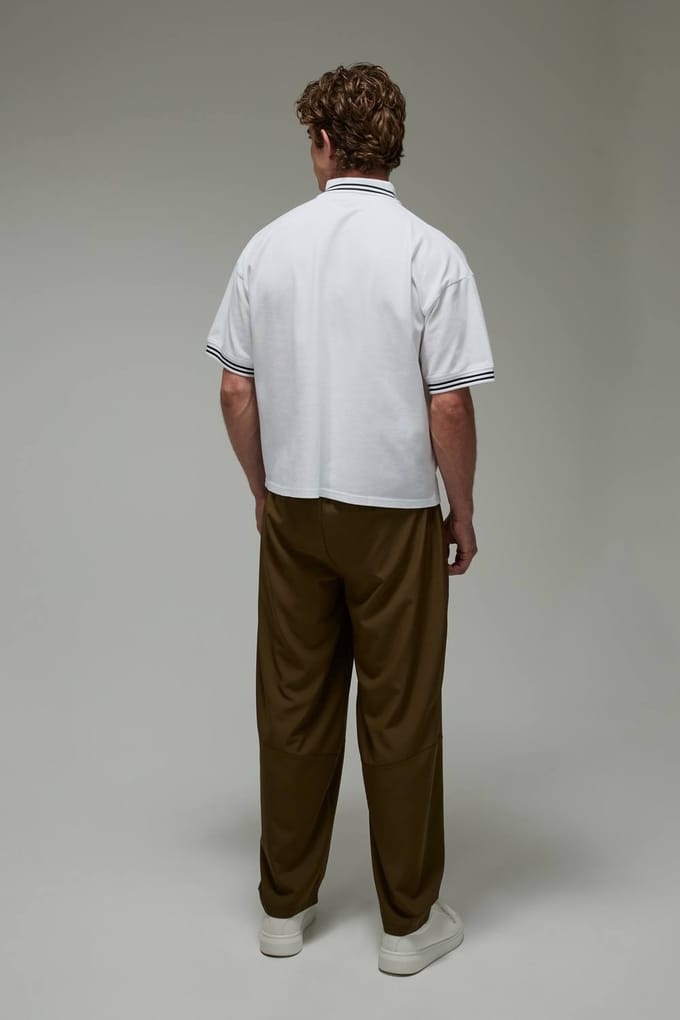 Active Oversized Golf Trousers | Khaki | Size XS