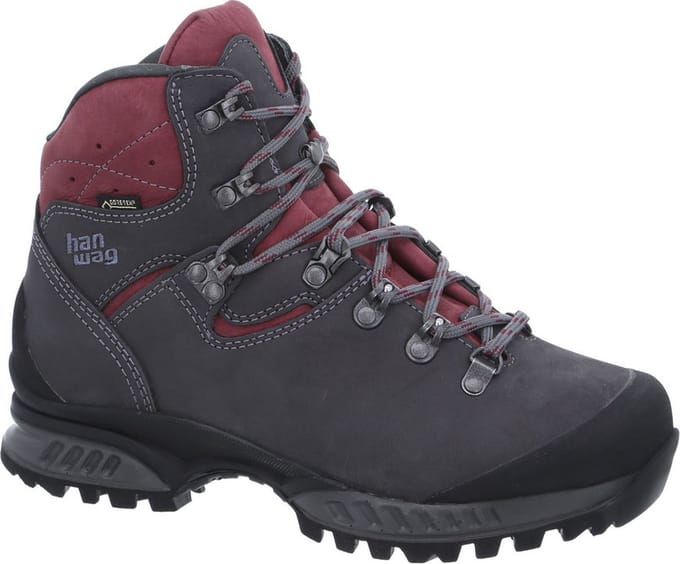 Tatra II Wide Lady GTX Dames (Asfalt/Donkergarnet)