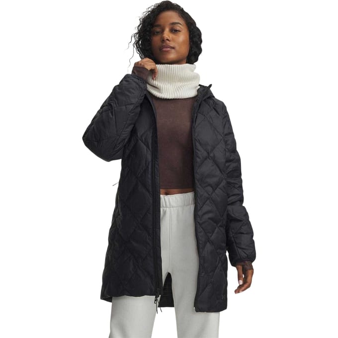 Under Armour Legend-donsparka voor dames (Zwart)