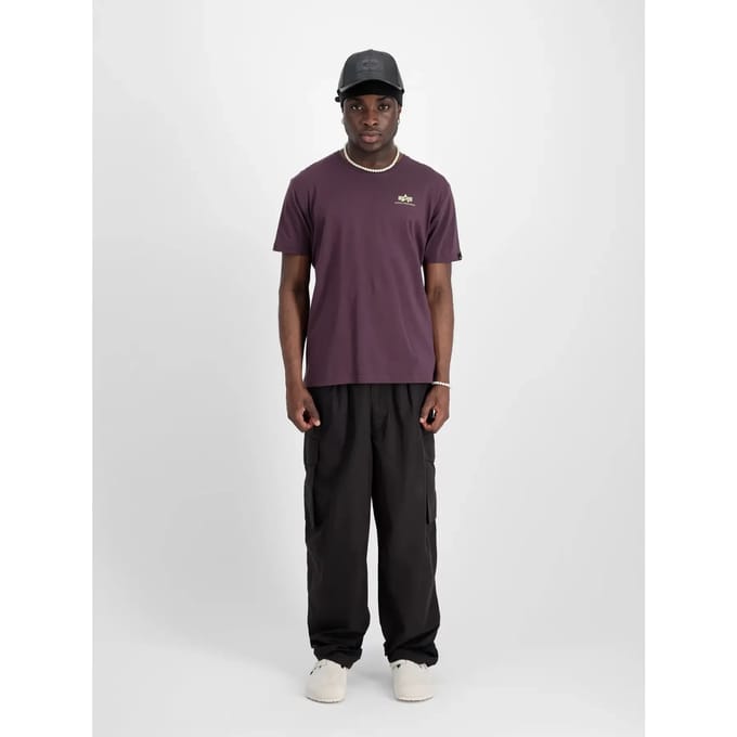 T-shirt met klein logo Alpha Industries Basic