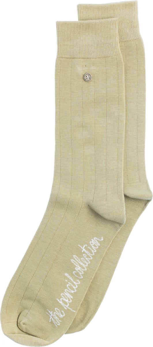Alfredo Gonzales unisex sokken pencil classic beige