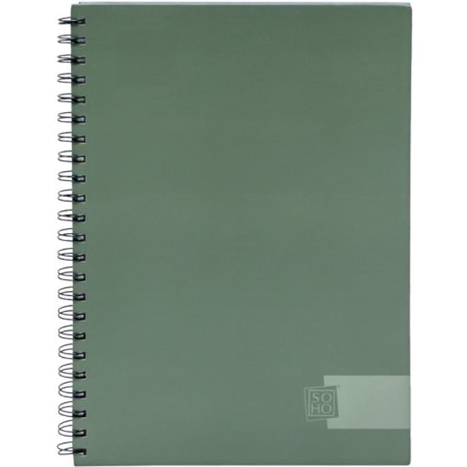 Soho urban dummyboek harde kaft a4 spiraal, assorti