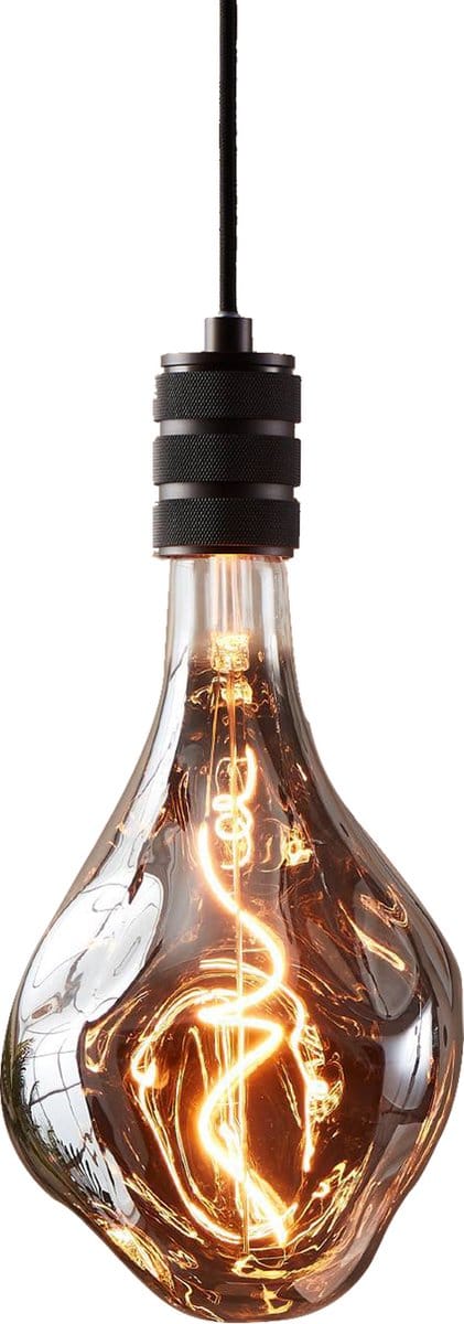 Eglo Ledfilamentlamp Spiral - Smoke - D16,5cm - Dimbaar - Warm Wit - E27 - 4w