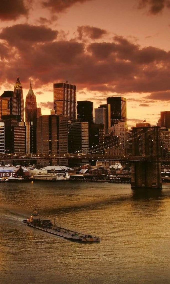 Fotobehang - New York 150x250cm - Vliesbehang