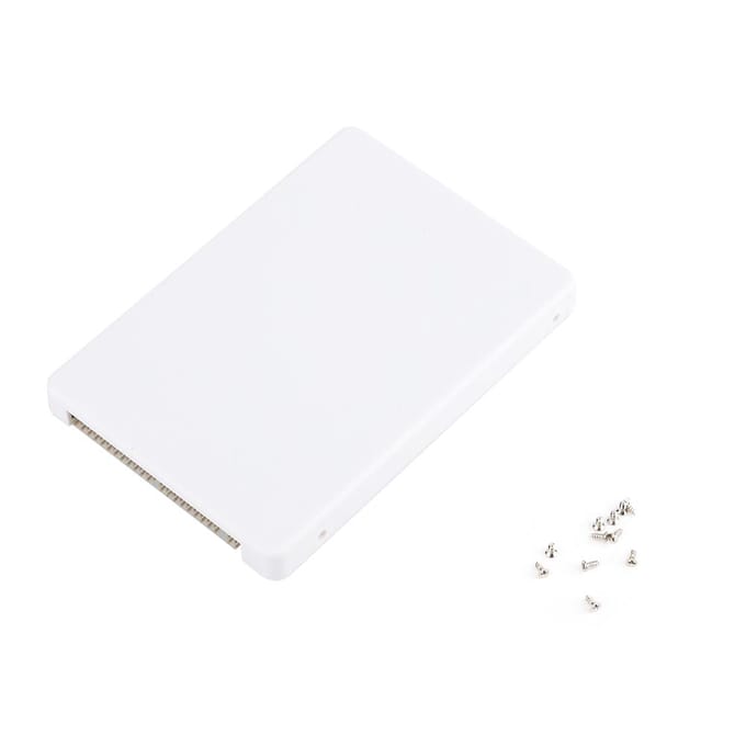 Boîtier de disque dur SSD mSATA vers IDE 2,5 pouces PATA IDE Port parallèle Boîtier de disque dur (blanc) (Pas blanc