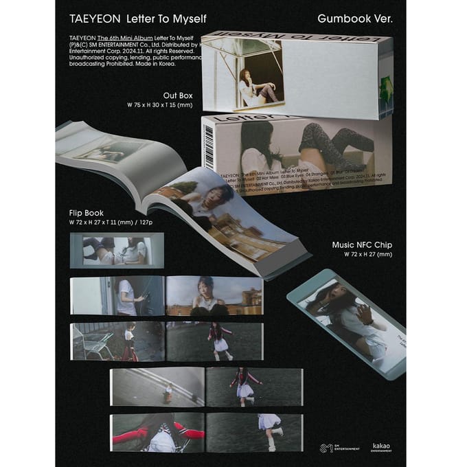 TAEYEON (SNSD) [LETTRE À MOI-MÊME] 6e MINI ALBUM MYSELF VER.