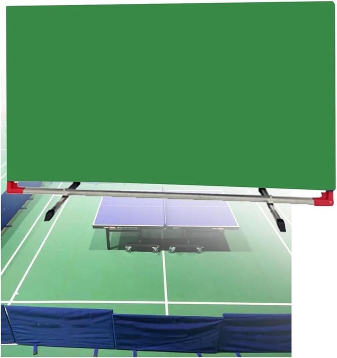 Tafeltennis hek - Sport afscheiding - Training afbakenen - Inklapbaar ontwerp - 8 stuks - Groen