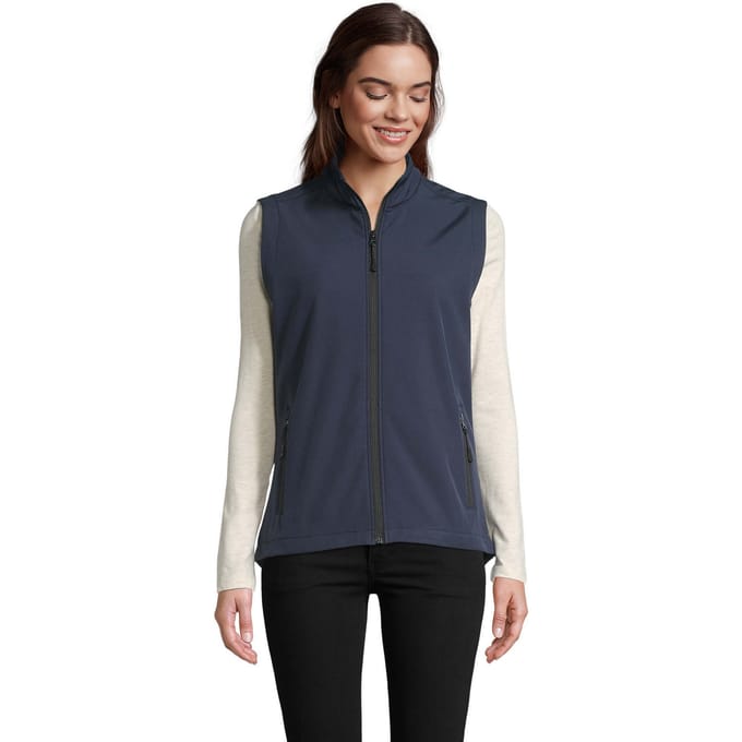 SOLS Dames/Dames Race Softshell Bodywarmer (Franse marine)