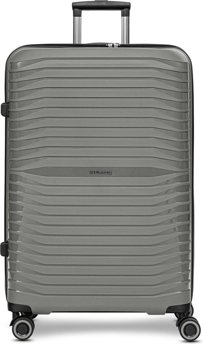 Stratic Shine 4 wielen Trolley 76 cm - Harde bagage - TSA slot - grey