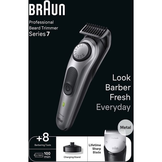 Braun Baardtrimmer Styler BT7420 Zwart / Spc Grijs