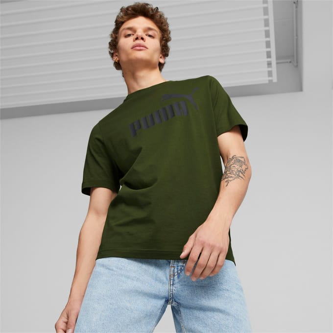 PUMA Heren Essentials Logo T-shirt