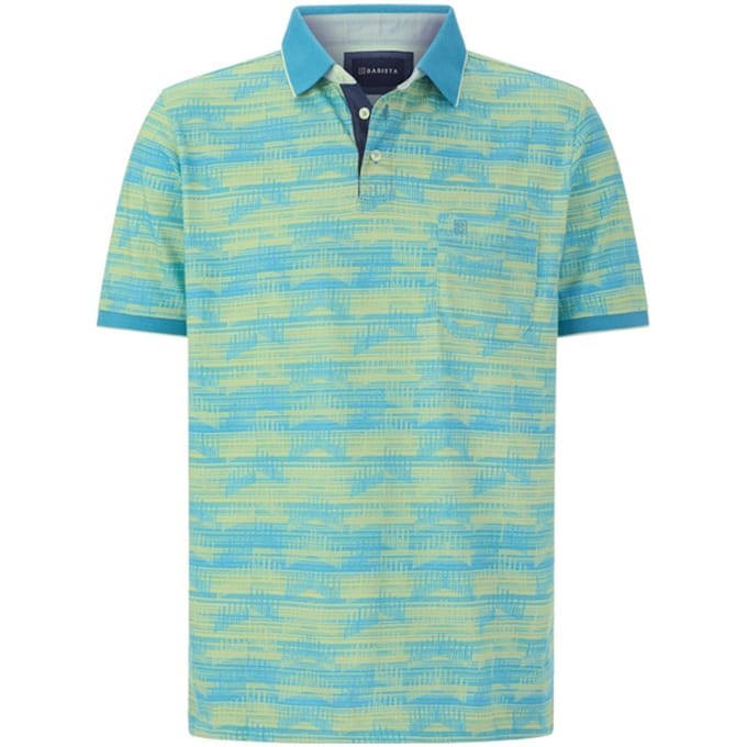 Babista herren Poloshirt - 60/62 - turquoise - Plus Size