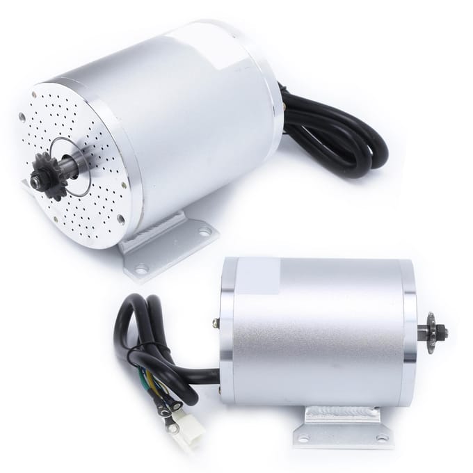 Kit moteur électrique sans balais 48 V 2 000 W, haute vitesse, contrôleur, poignée d'accélérateur, pour bricolage white