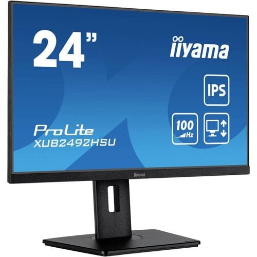 iiyama ProLite XUB2492HSU-B6 - 24 inch - Full HD - IPS - USB-Hub (4x) - Verstelbaar