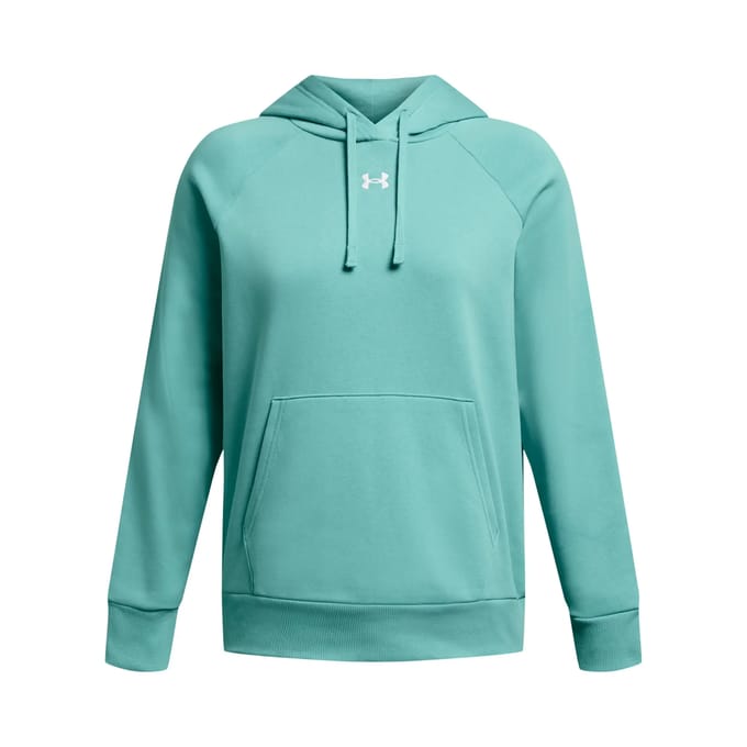 Under Armour Rival Flecce Hoodie Dames Groen - Maat L