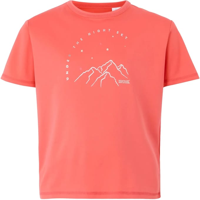 T-shirt Korte Mouwen Kinderen Mountain Graphic Design