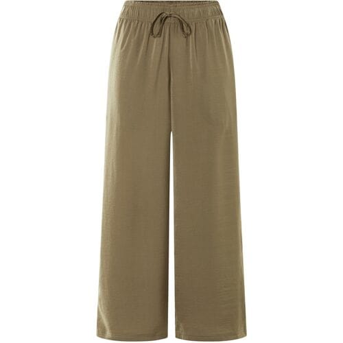 ESMARA Satijnen dames broek (Kaki, XS (32/34))
