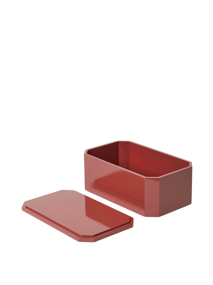 Ferm Living Nova opbergdoos - FermLivingPicanteRed - 25 x 15 cm