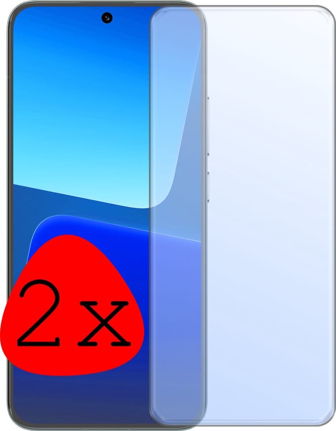 Screenprotector - 2 Stuks Geschikt voor Xiaomi 13 - Extra Sterk - Beschermglas - Gehard Glas - Tempered Glass - Screen Protector