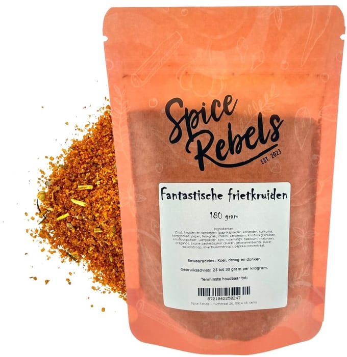 Spice Rebels - Frietkruiden - zak 180 gram - aardappel kruiden