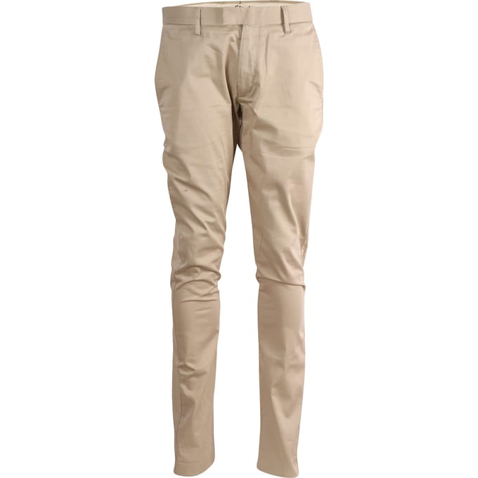 Acne Studios Regular Fit Broek in Beige Katoen